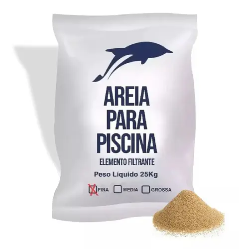 Areia 25Kgs Para Filtro Jacuzzi Areitec Fina
