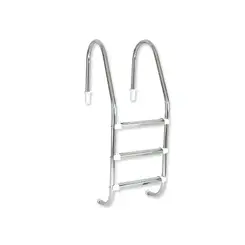 Escada Com 03 Degraus Inox Sodramar Tradicional 1.1/2"