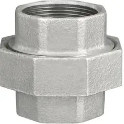União Assento Bronze Galvanizadocom Rosca Bsp - 1"