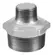 Niple Duplo de Redução Galvanizado com Rosca Bsp - 1"x3/4"