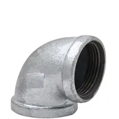 Cotovelo 90º Galvanizada com Rosca Bsp - 2.1/2"