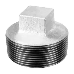 Bujão Galvanizada com Rosca Bsp - 1/4"
