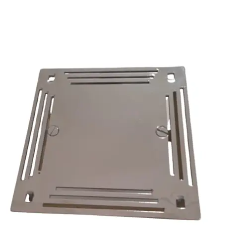 Dreno de fundo Pooltec em aço inox com caixilho latão