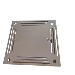 Dreno de fundo Pooltec em aço inox com caixilho latão