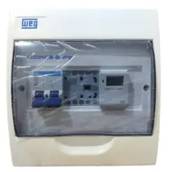 Painel para Bomba de Piscina Profit 3 CV 220 V Bifásico com Timer, Partida Direta e Proteção de 11–17 A