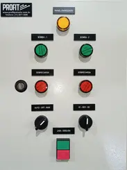 Painel de Comutação Automática Profit para 2 Motores de 5 CV, 220 V Bifásico, com Partida Direta e Proteção de 22–32 A